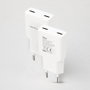 Nanocable Cargador de Pared 2xUSB-C PD 30W Blanco